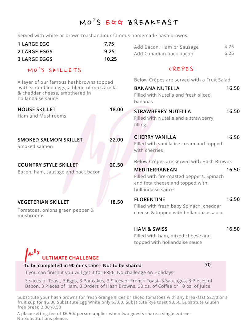 Mo's Family Restaurant - 9