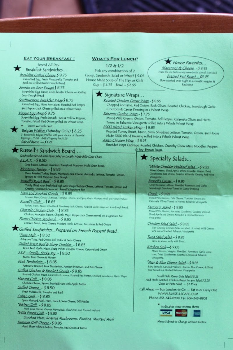 Russell's Cafe & Bakery - 7