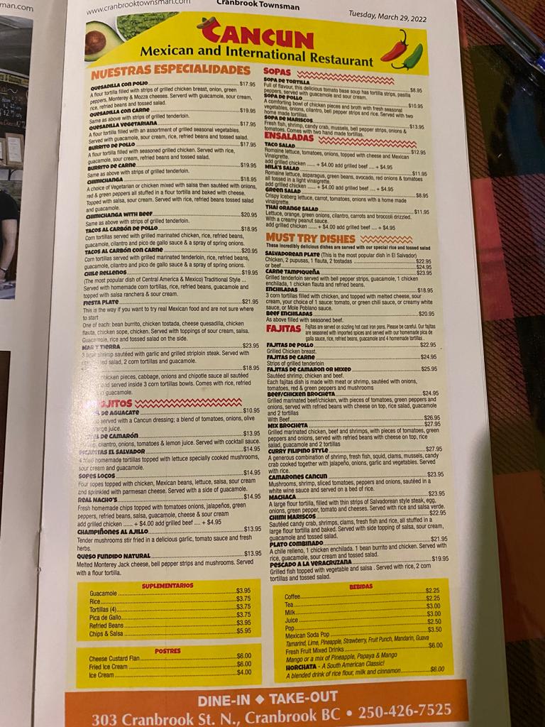 Cancun Mexican and International Restaurant - 3