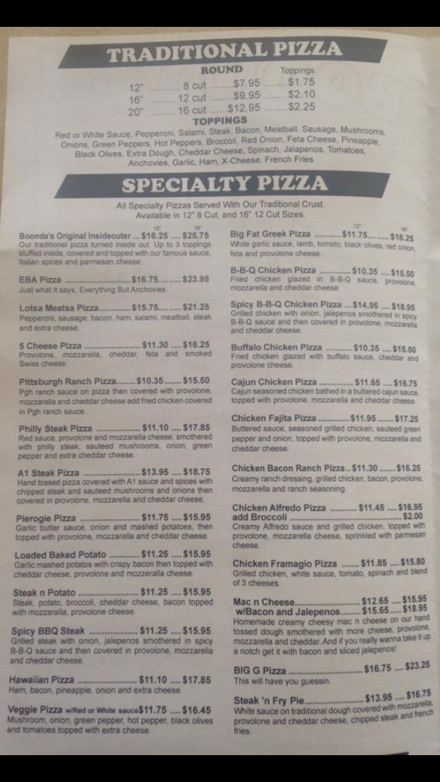 Boonda's Hometown Pizza - 7