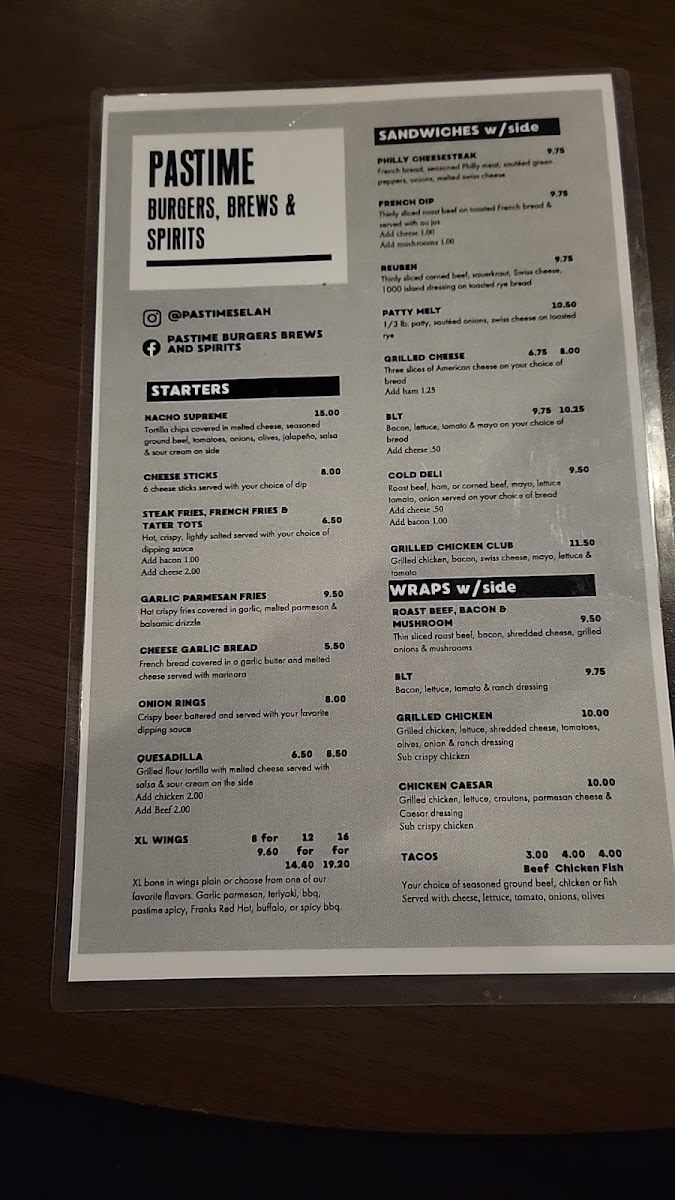 Pastime Burgers, Brews & Spirits - 1