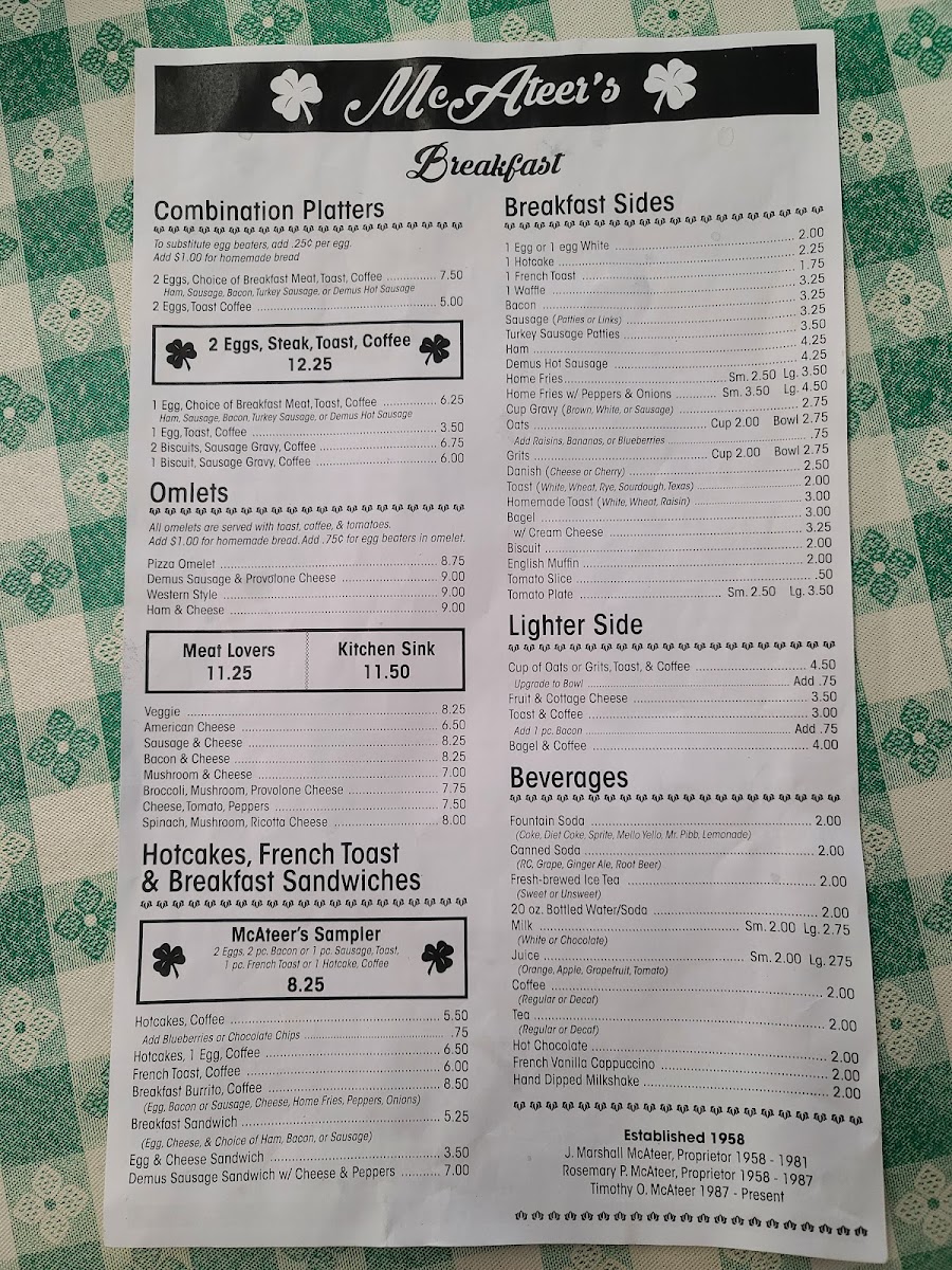 McAteer's Restaurant - 4