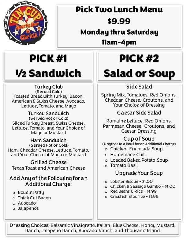 Tin Cup Sports Bar & Grill - 3