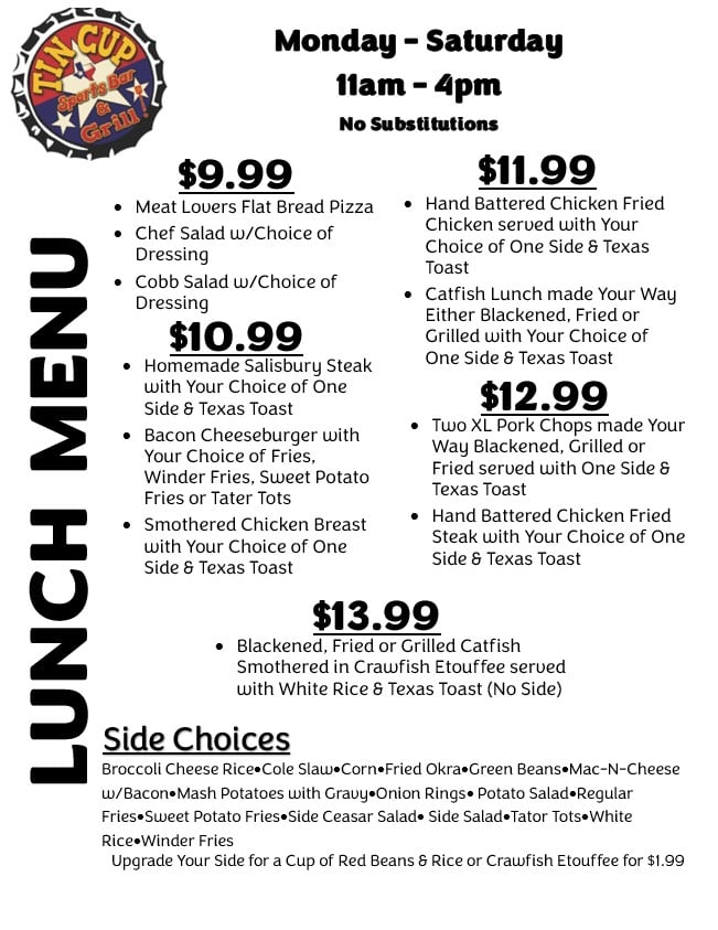 Tin Cup Sports Bar & Grill - 4