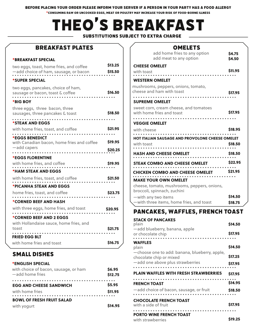 Theo's Cozy Corner Restaurant - 1