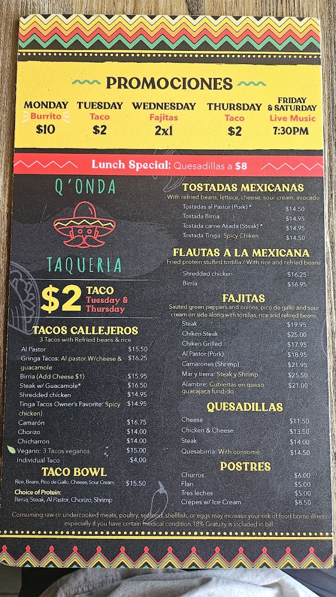 Q'Onda Taqueria - 2