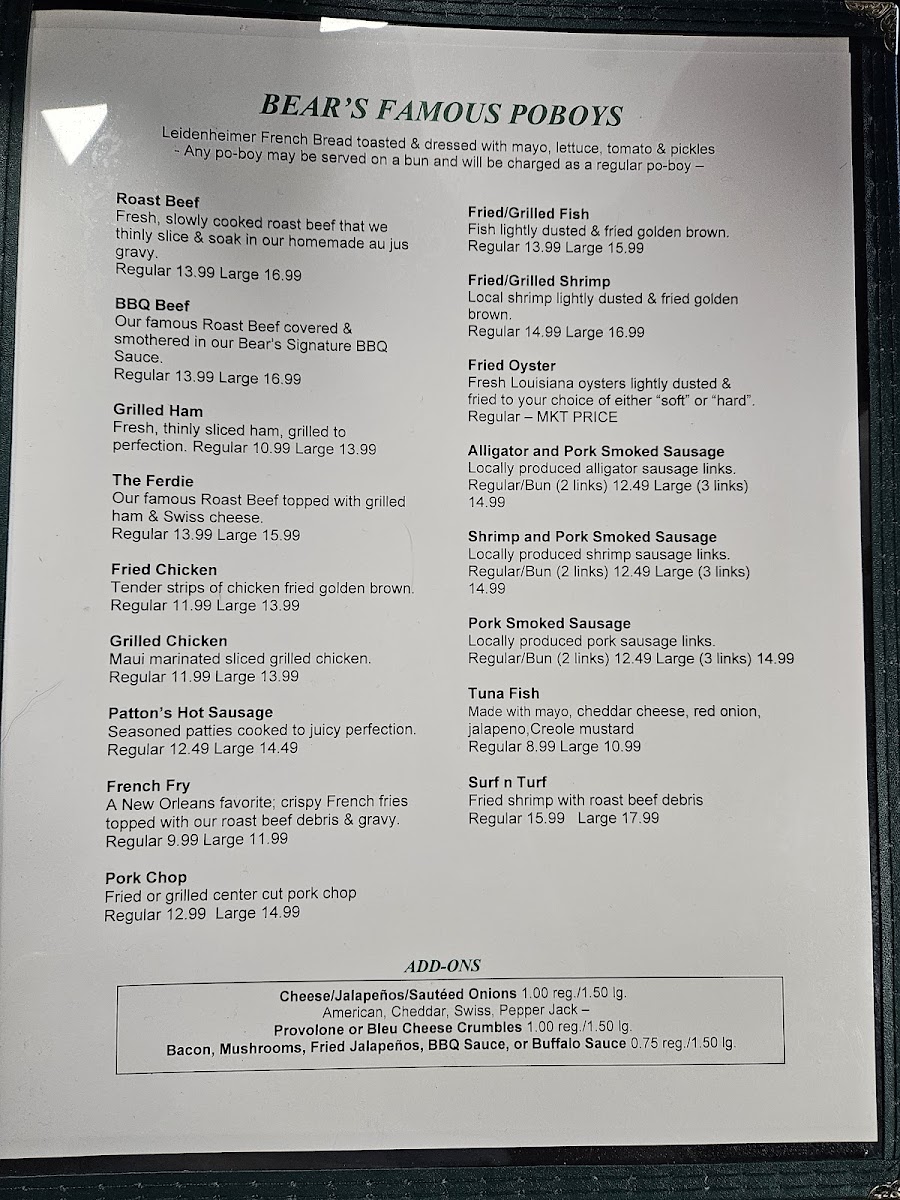 Bears PoBoys - 1