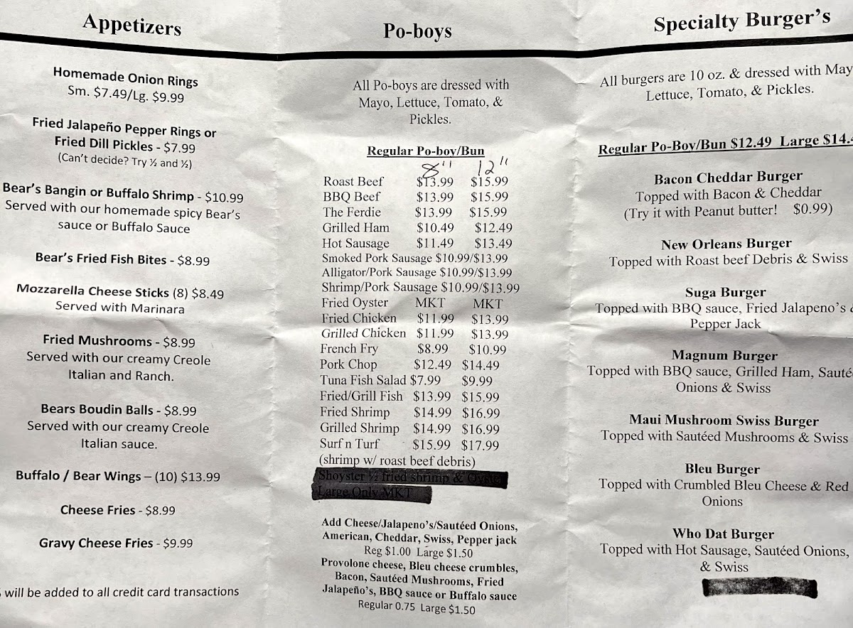 Bears PoBoys - 4