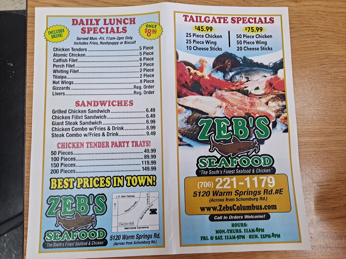 Zeb's Seafood & Chicken - 1