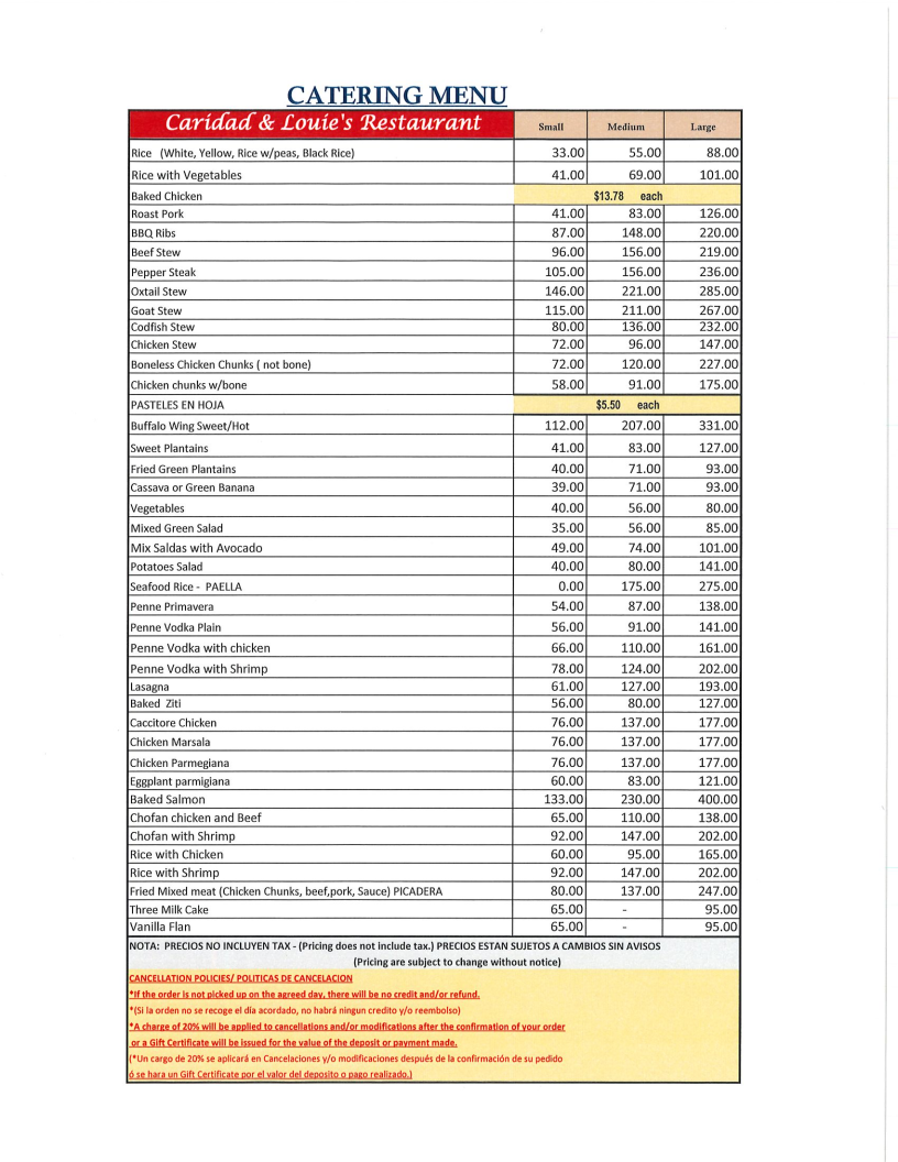 Caridad & Louie's Restaurant - 5
