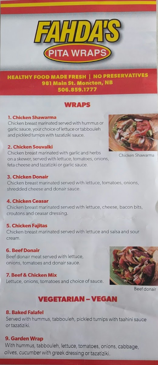 Fahda's Pita Wrap - 6