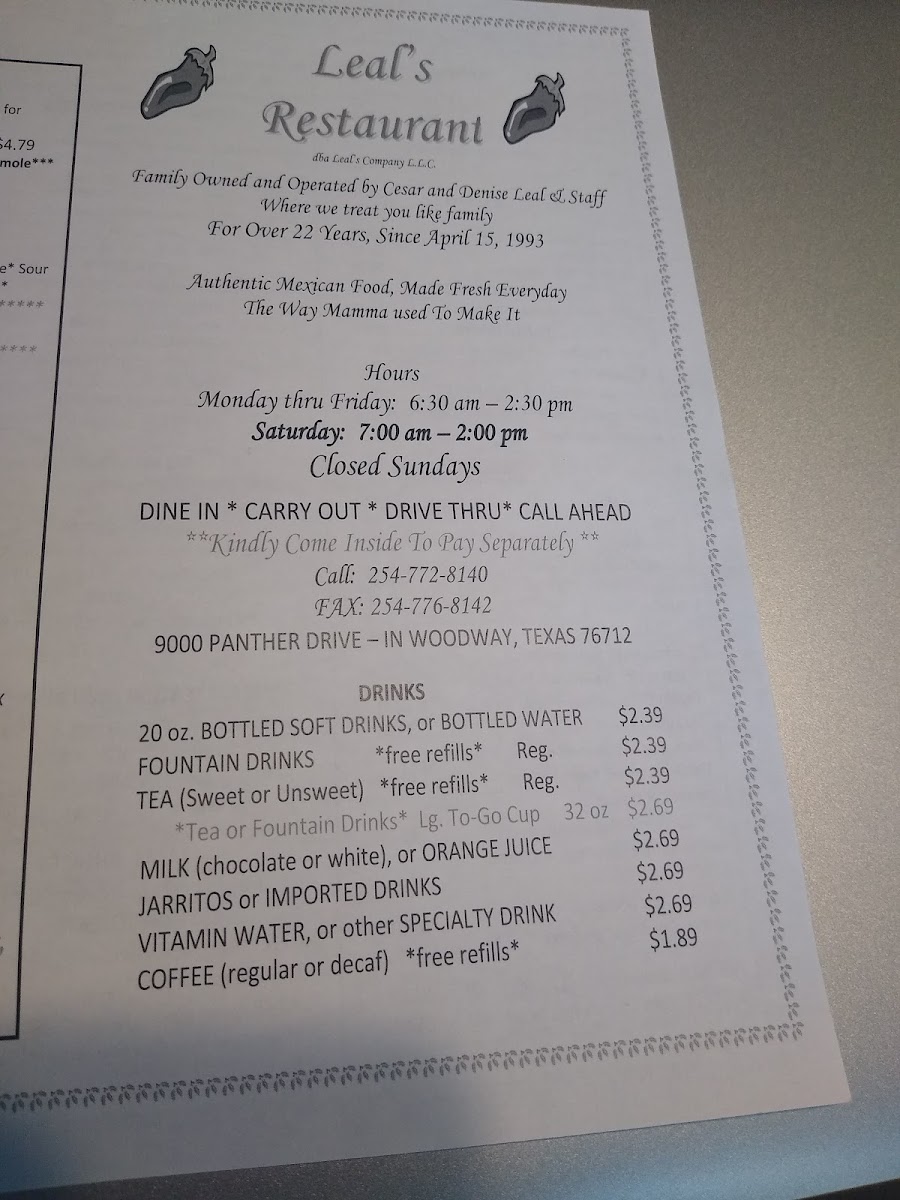 Leal's Mexican Restaurant - 3