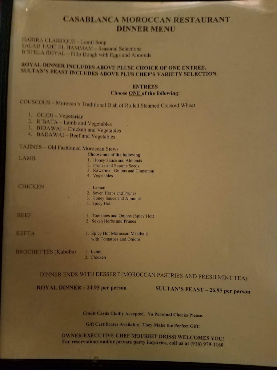 Casablanca Moroccan Restaurant - 10