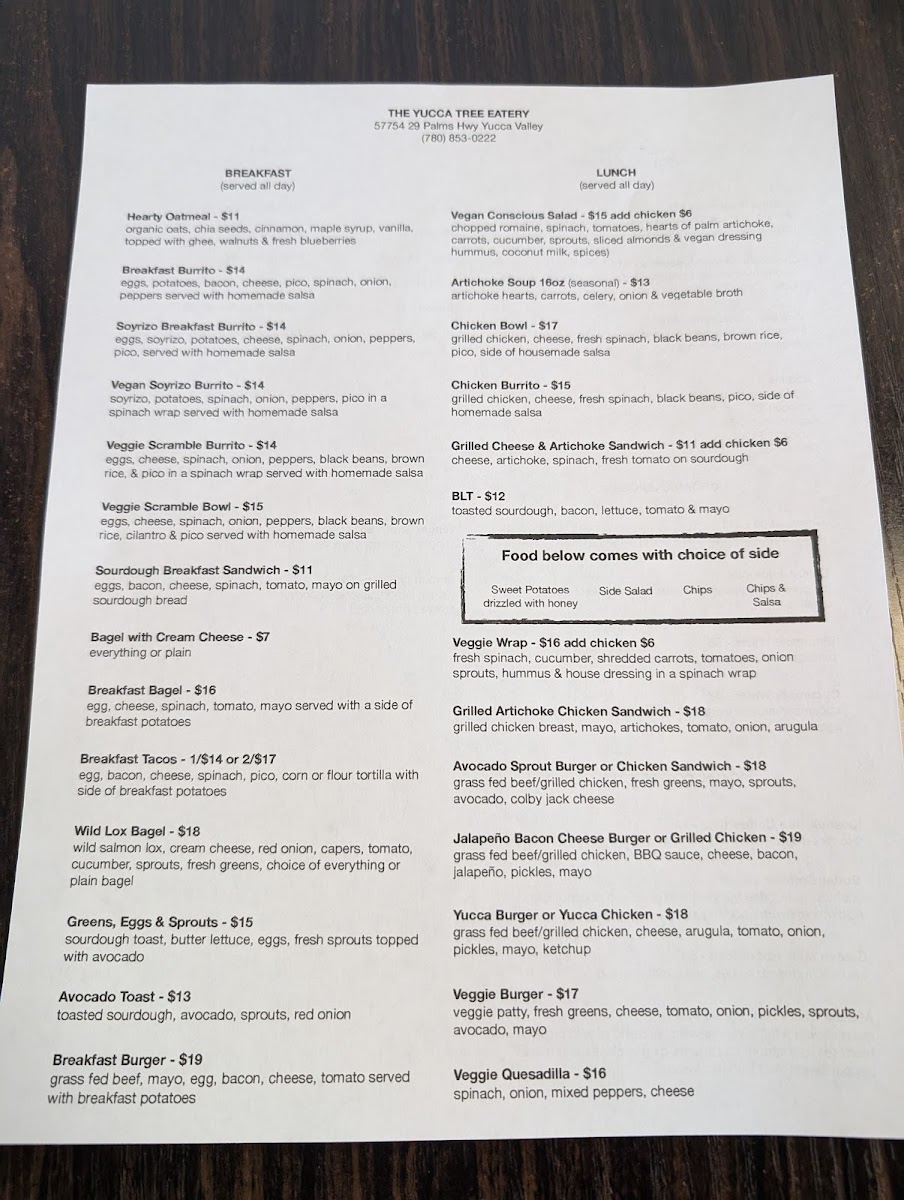 The Yucca Tree Eatery - 1