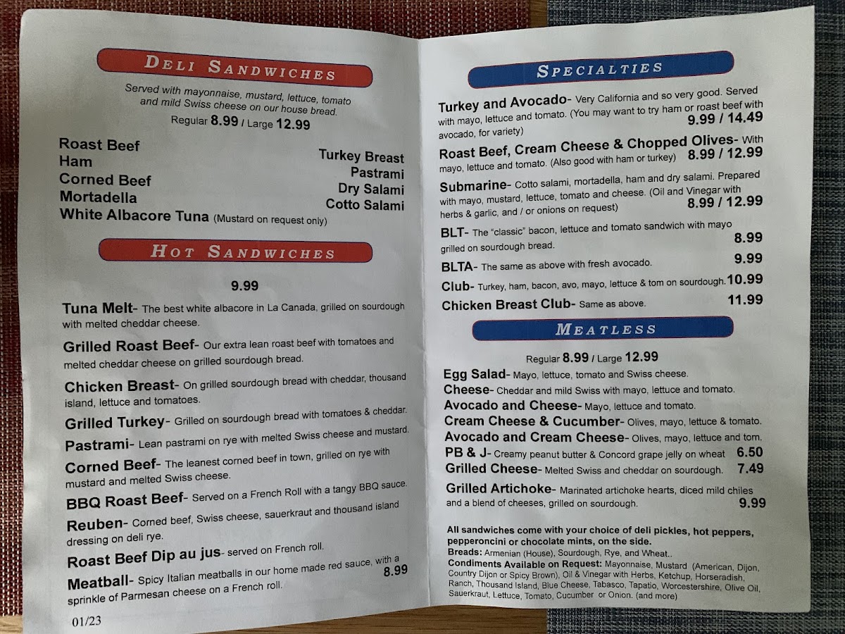 Berge's Sandwiches - 1