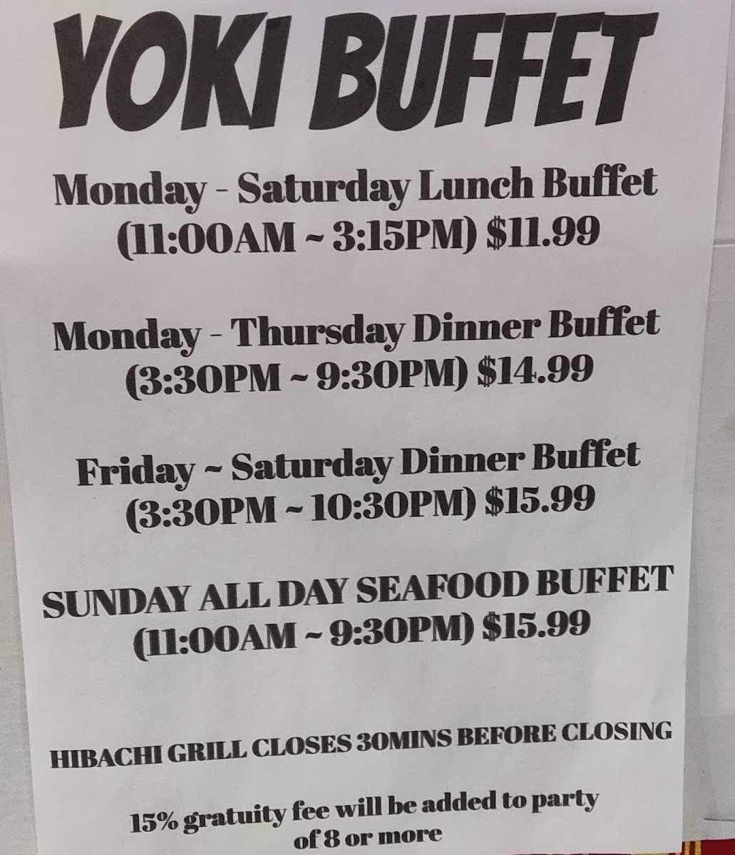 Yoki Buffet - 1