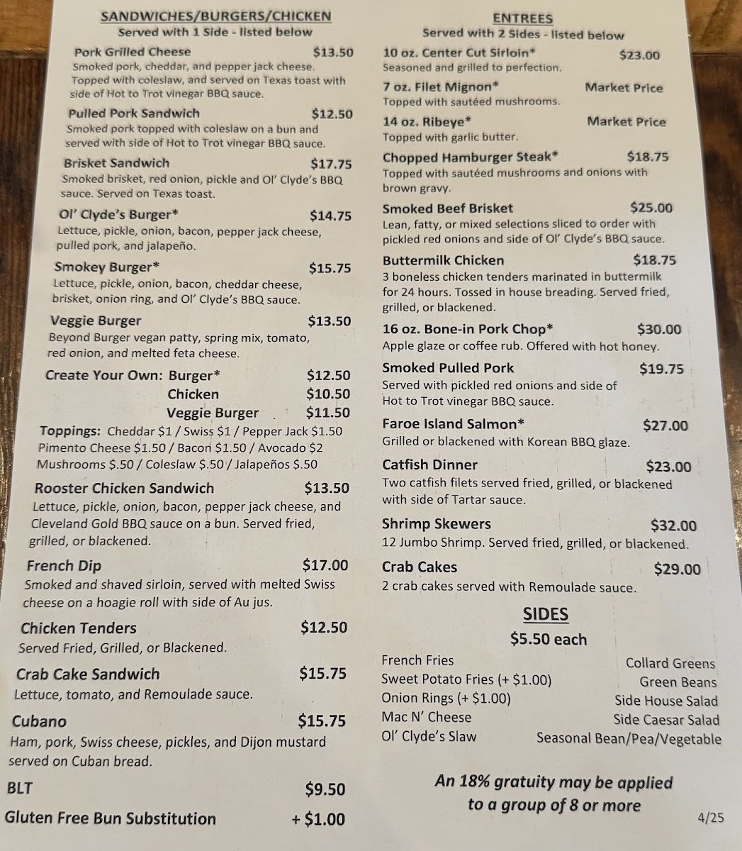 Ol’ Clyde's Table and Tavern - 3