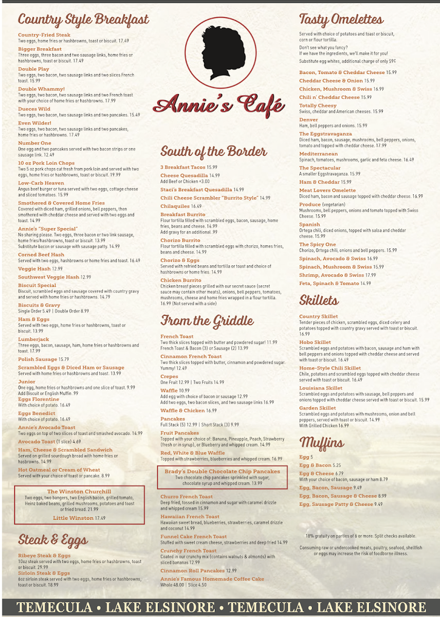 Annie's Cafe Temecula - 1