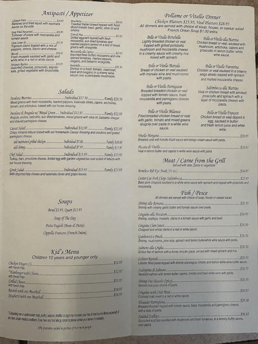 Martinos Trattoria & Pizzeria - 1