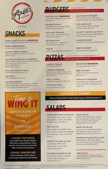 Louie's Grill & Bar - 1