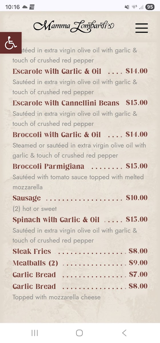 Mamma Lombardi's Restaurant - 10