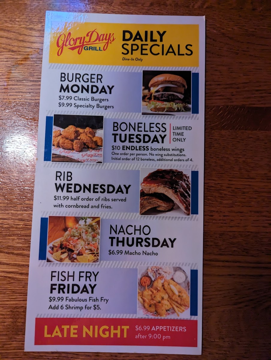 Glory Days Grill - 7