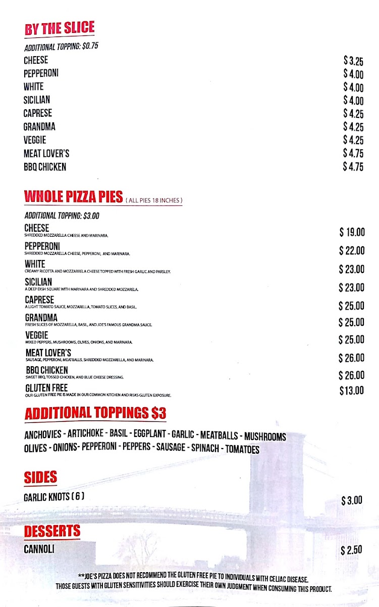 Joe's Pizza - 6