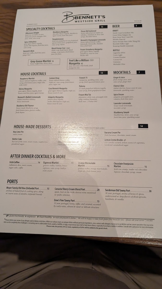 Bennett's Westside Grill - 1