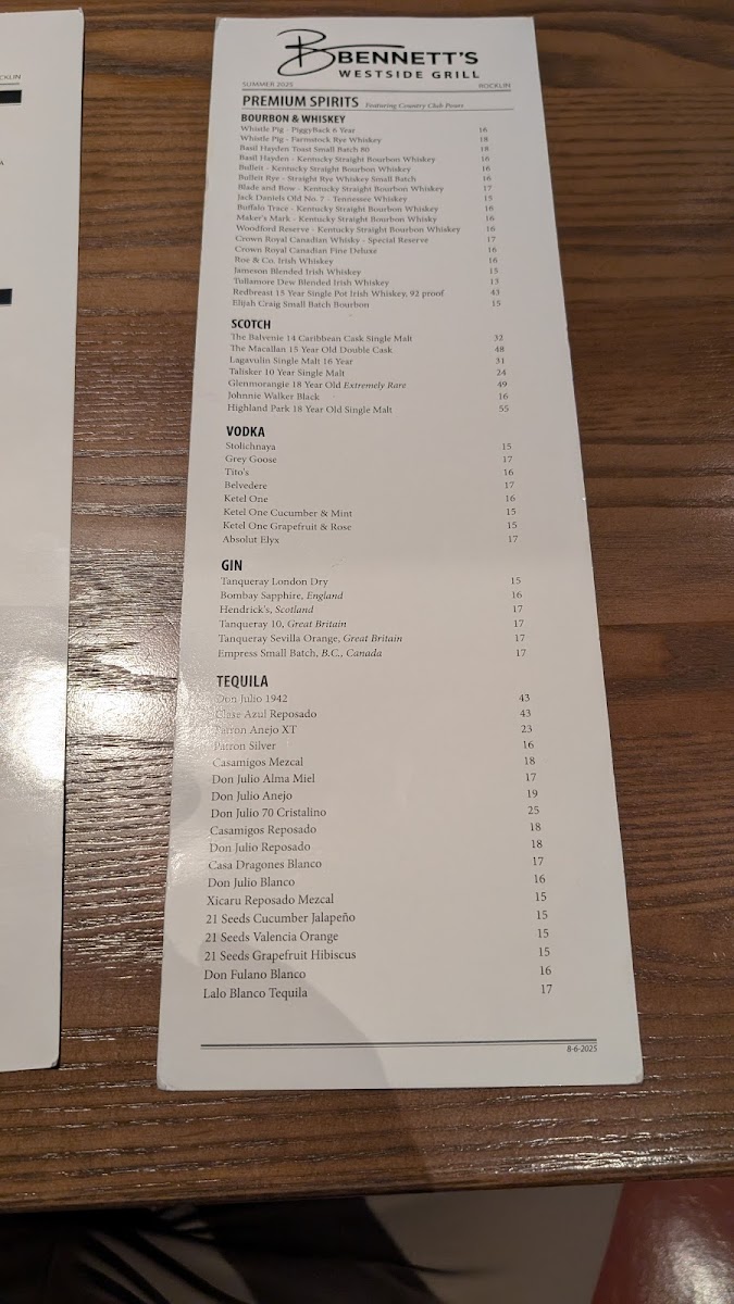 Bennett's Westside Grill - 6