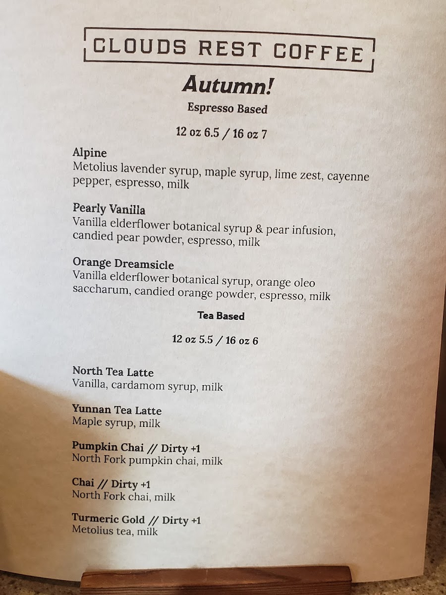 Clouds Rest Coffee - 1