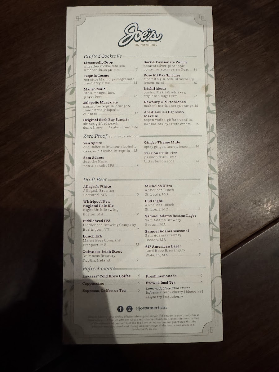 Joe’s on Newbury - 8