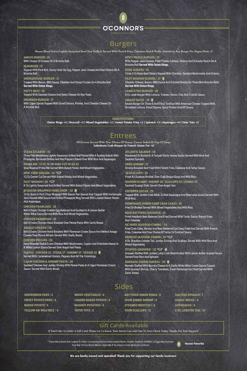 O'Connor's American Bar & Grille - 1