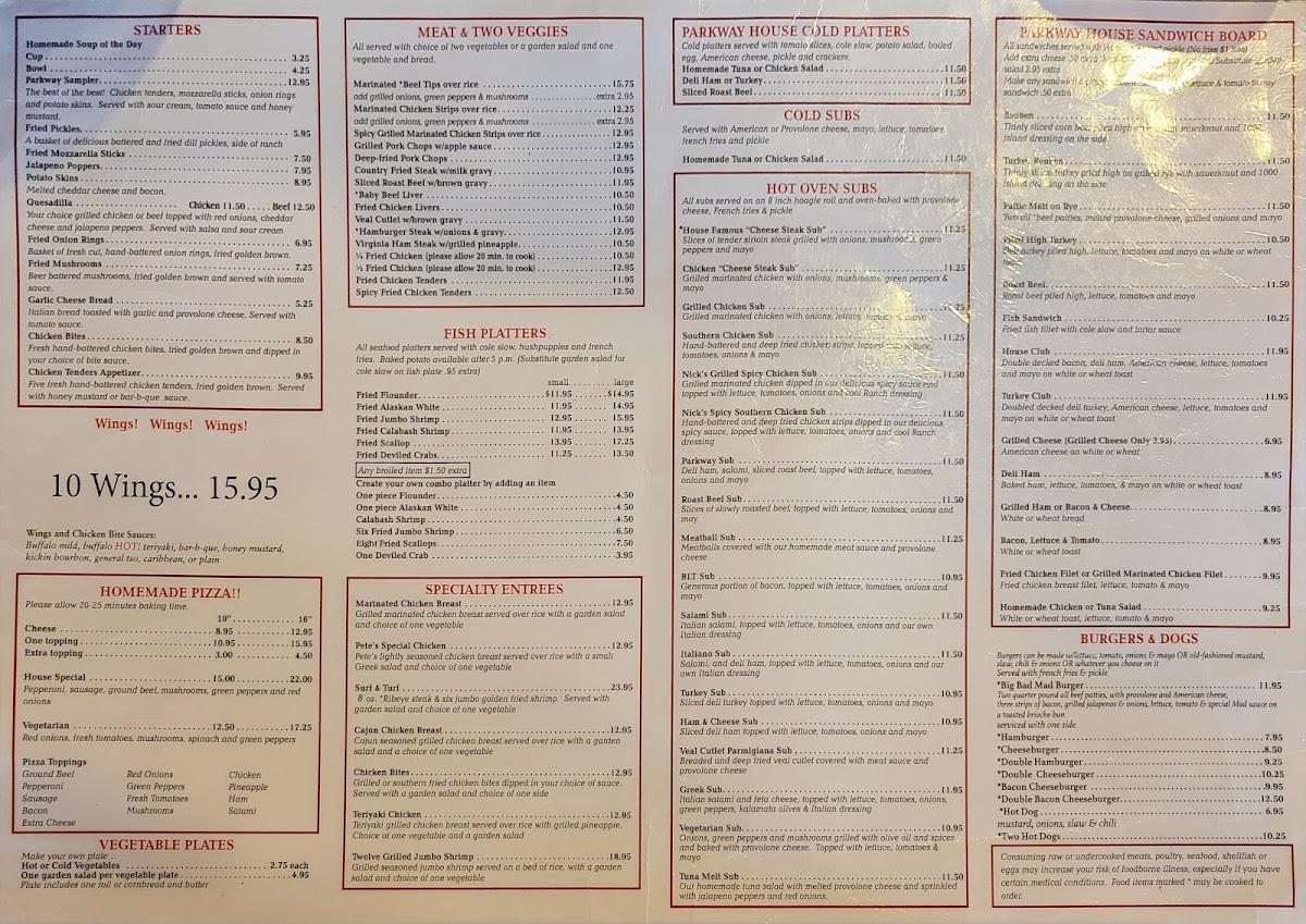 Parkway House Family Restaurant - 1