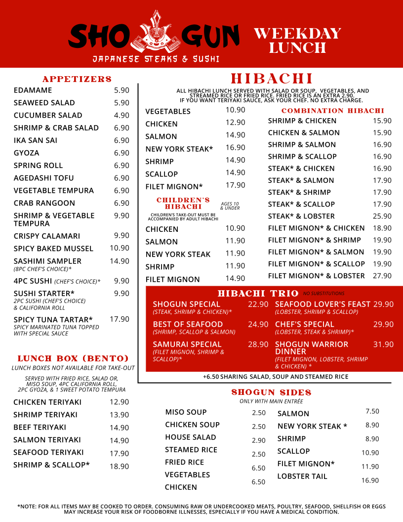 Shogun Japanese Steak House - 2