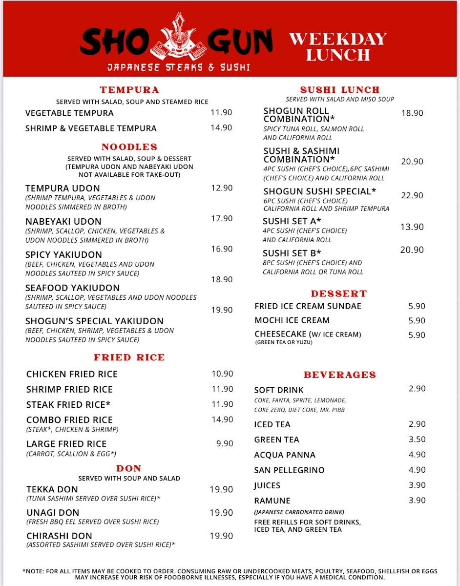 Shogun Japanese Steak House - 6