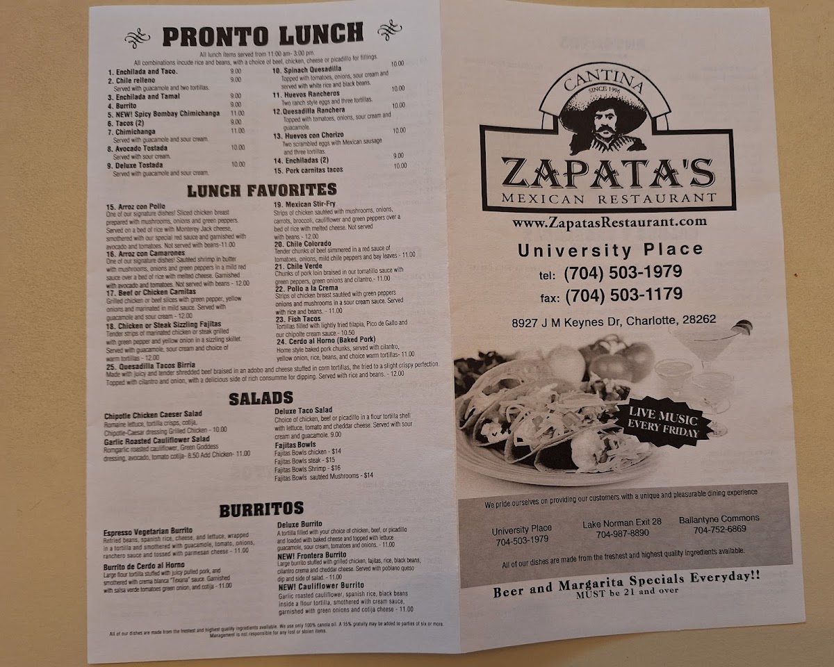 Zapata's Mexican Restaurant - 1