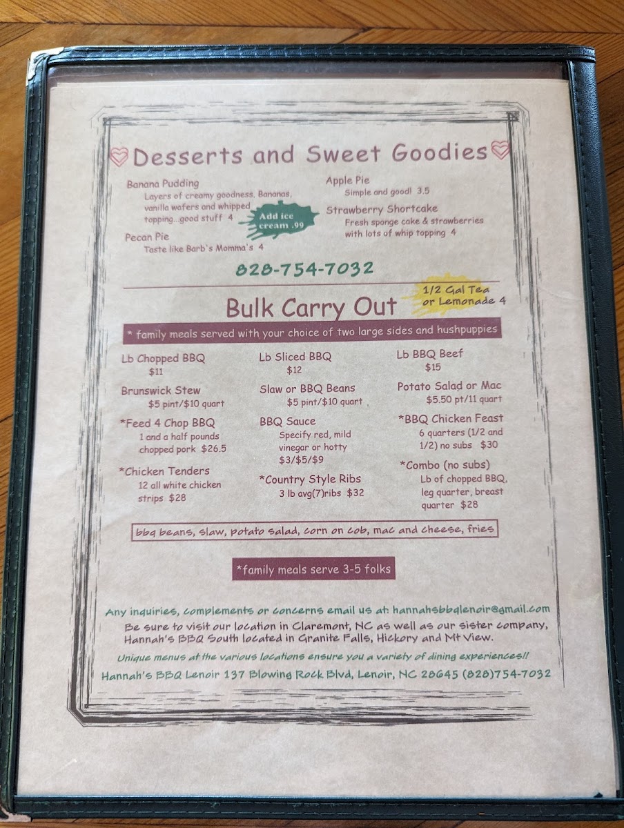 Hannahs BBQ Lenoir - 10