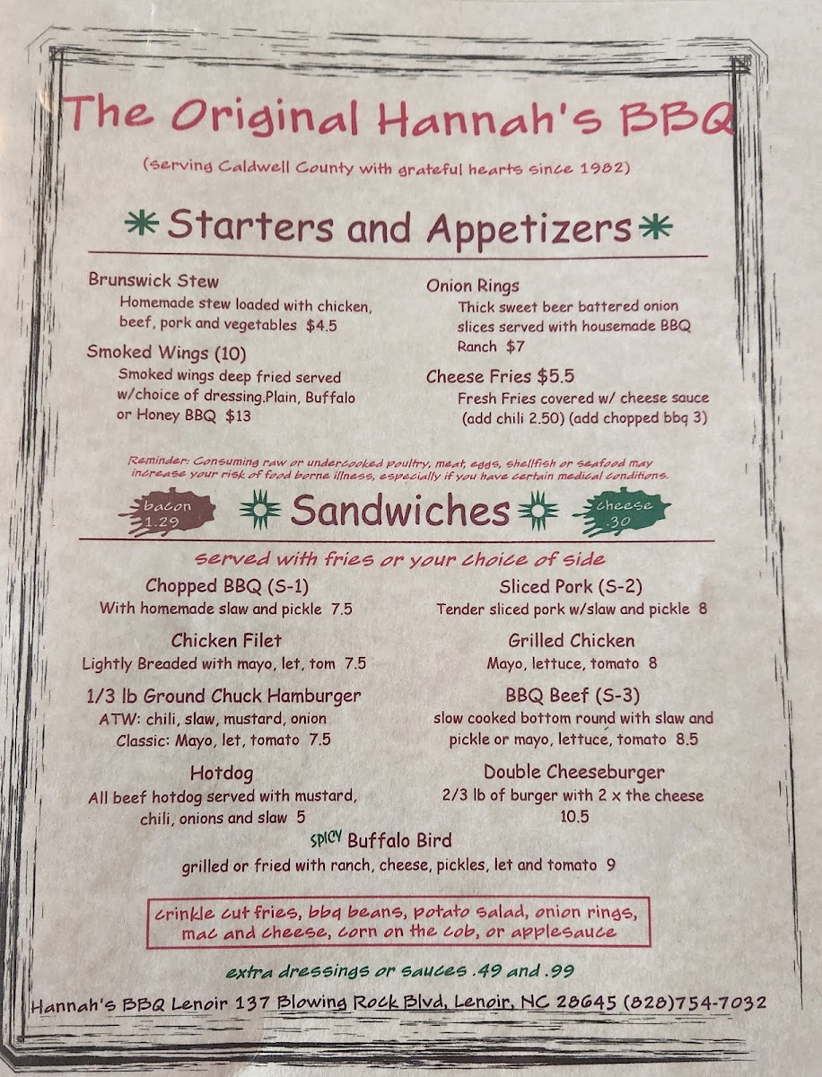 Hannahs BBQ Lenoir - 4
