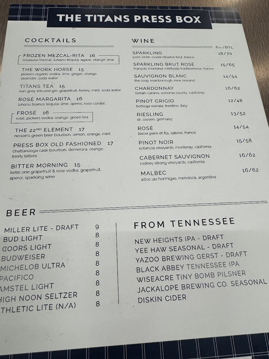 The Titans Press Box - 3