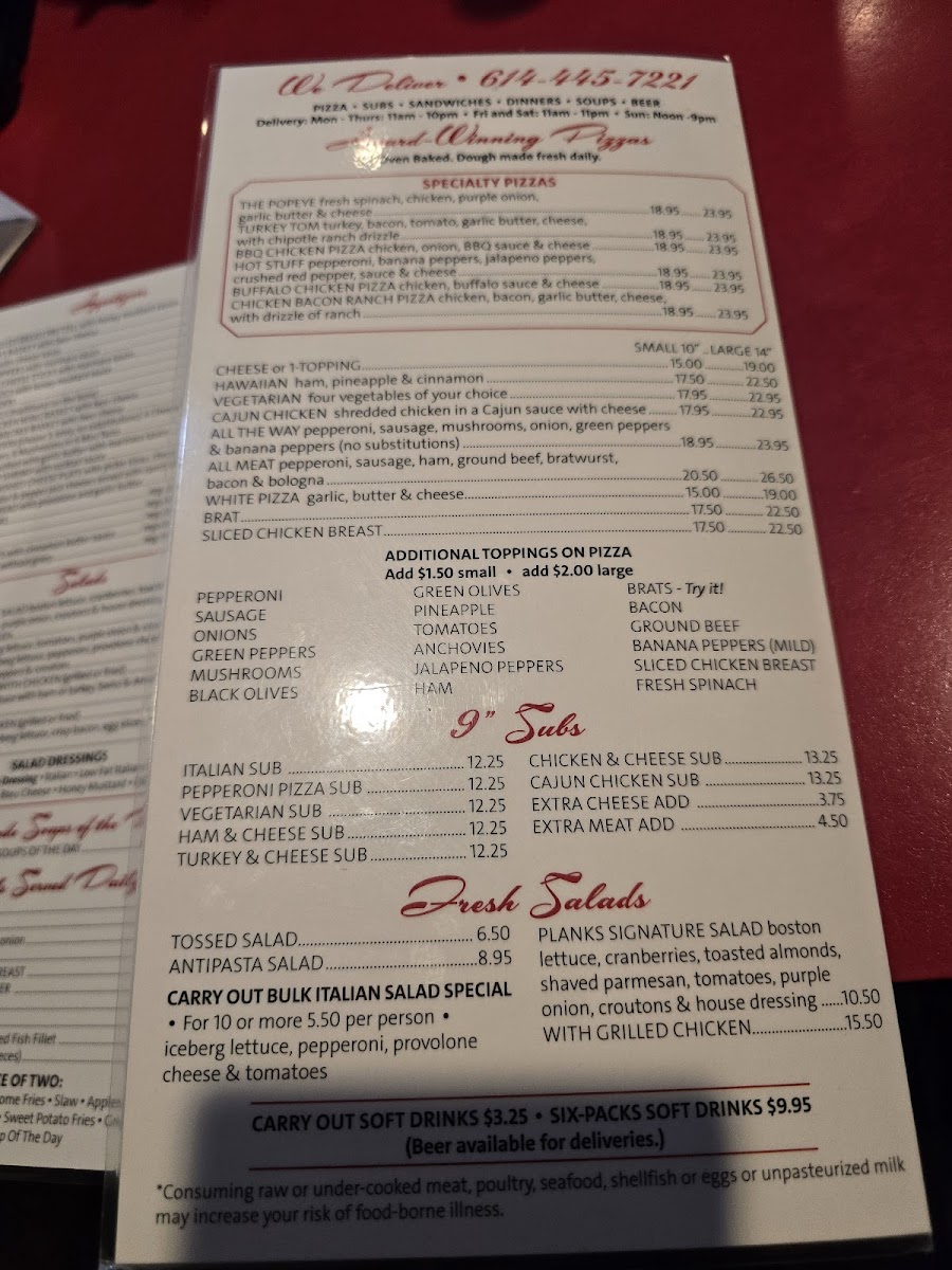 Plank's Cafe & Pizzeria - 1