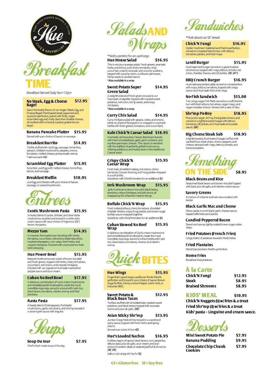 Hue Cafe & Apothecary - 1