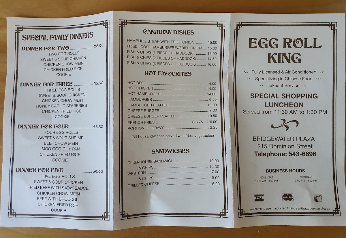 Egg Roll King Restaurant Inc - 1
