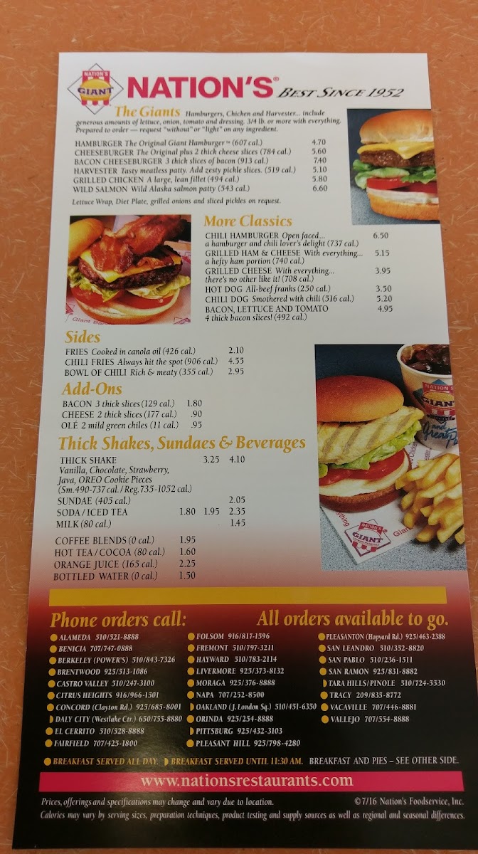 Nation's Giant Hamburgers & Great Pies - 9