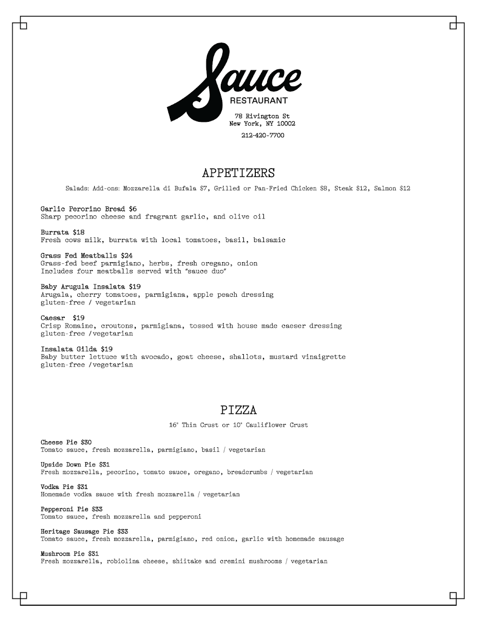 Sauce Restaurant - 2
