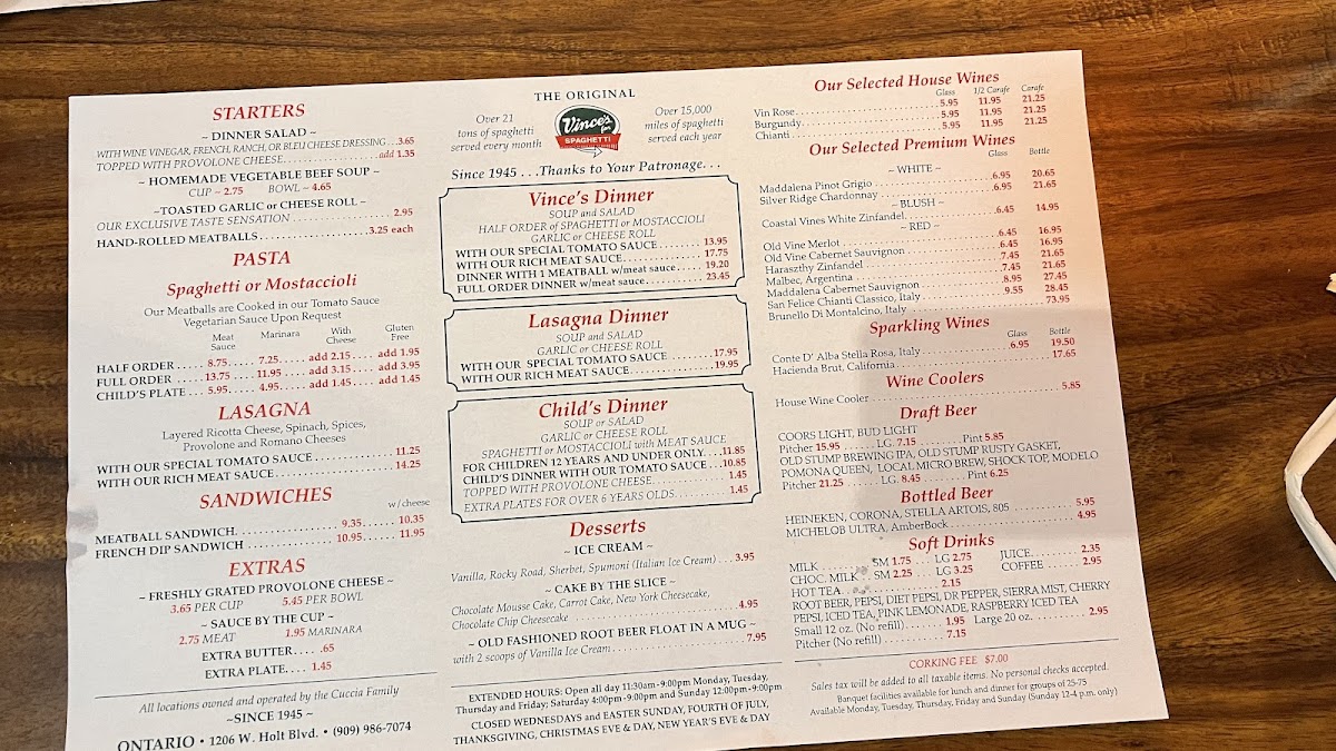 Vince's Spaghetti Ontario - 10