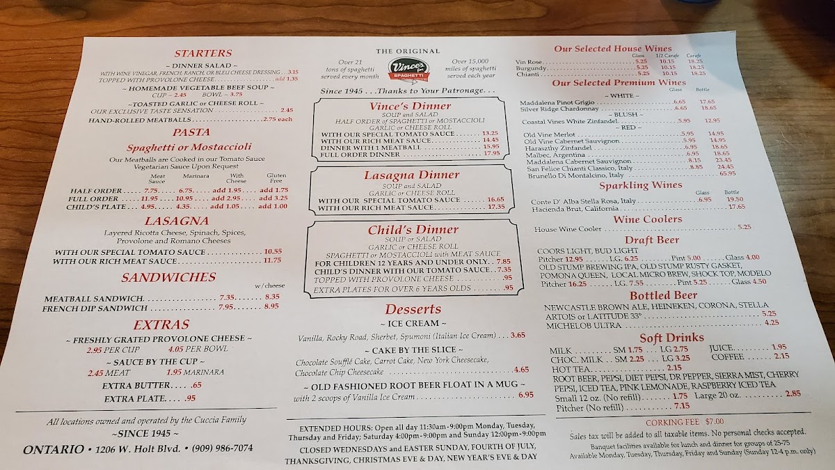 Vince's Spaghetti Ontario - 8