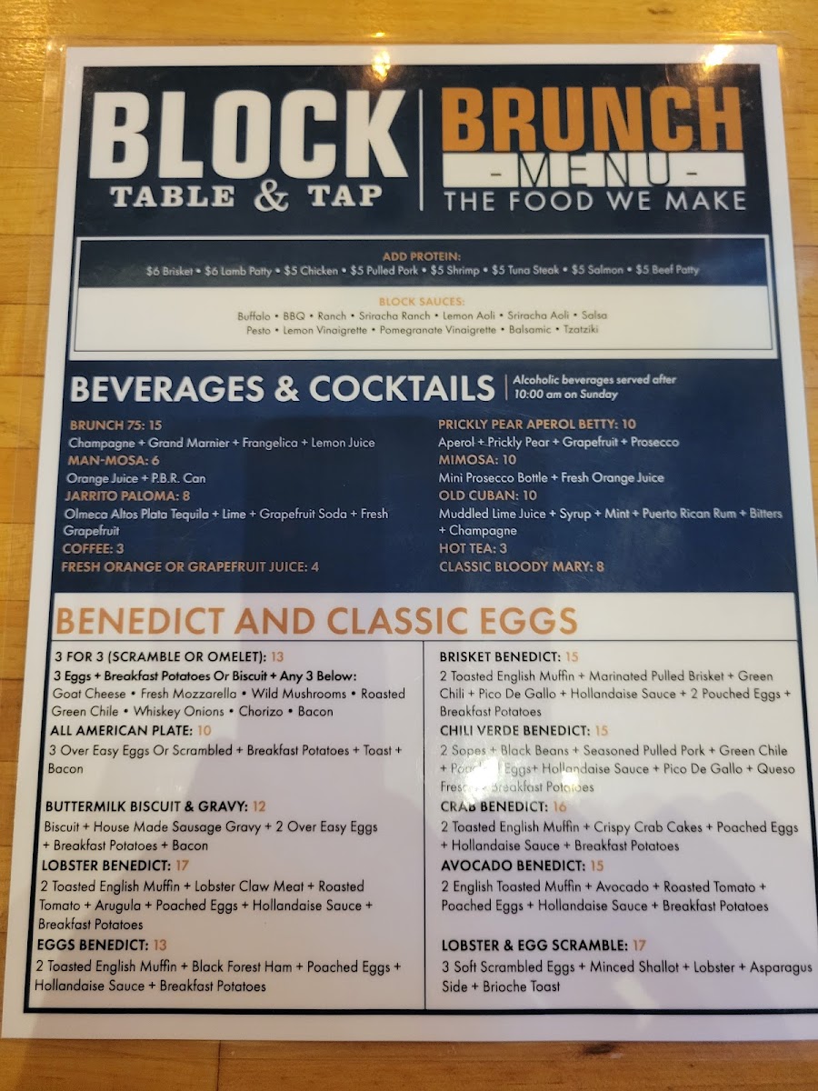 Block - Table & Tap - 8