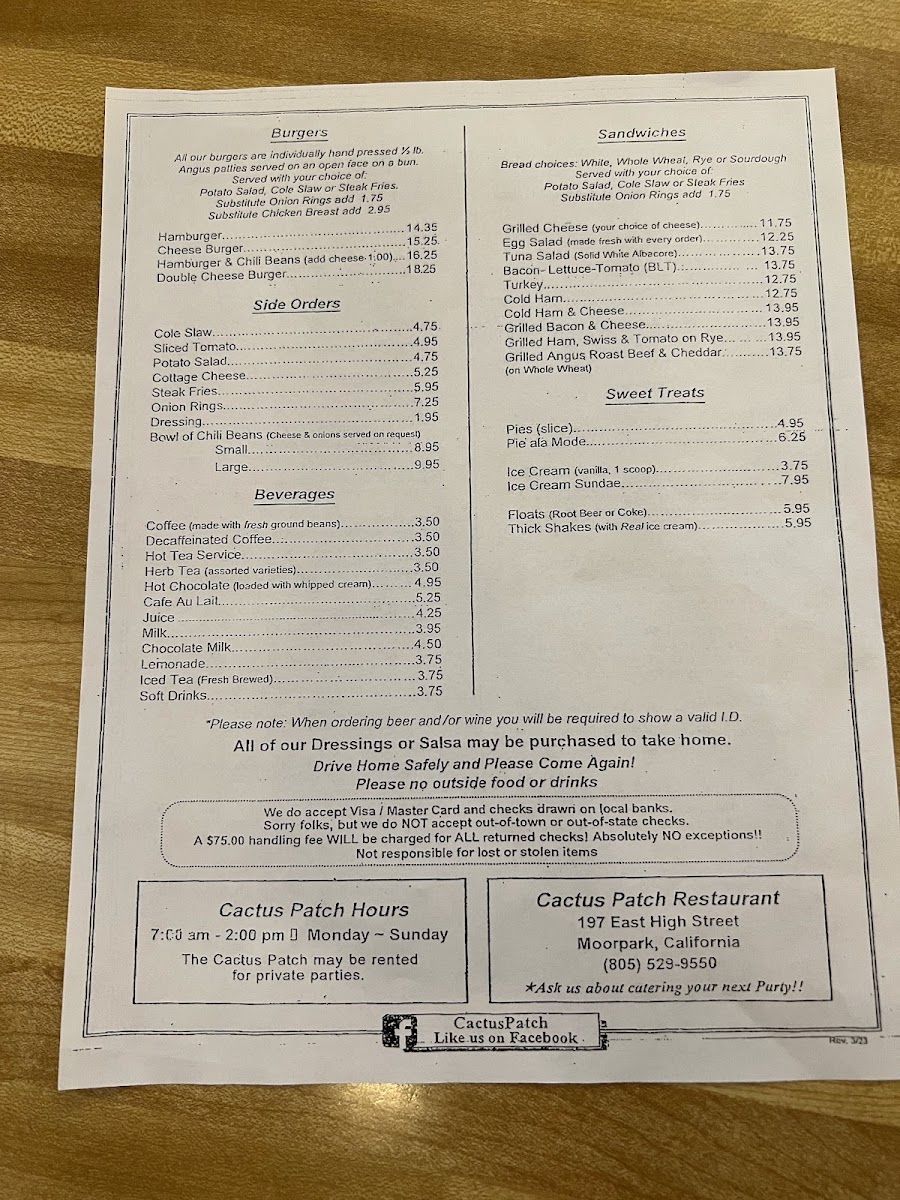 Cactus Patch Restaurant - 3