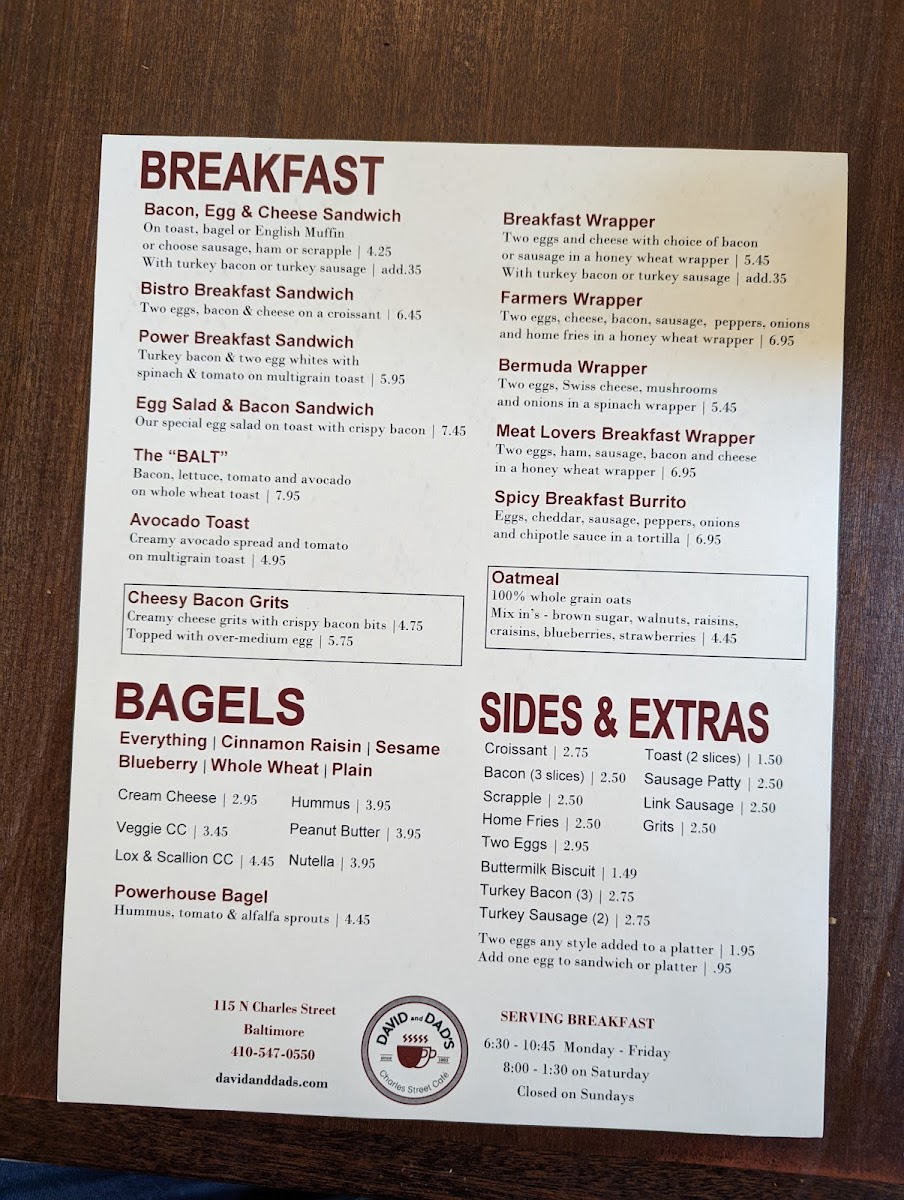 David and Dad's Cafe - 1