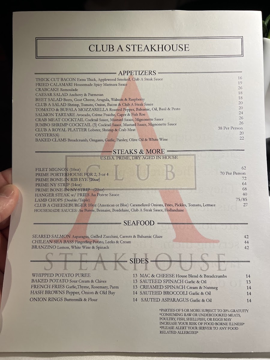 Club A Steakhouse - 2